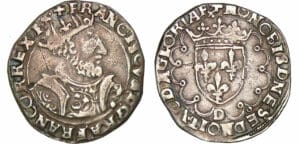 François 1er - Demi-teston - 1er type - Lyon