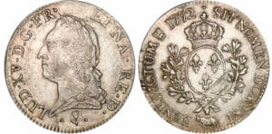 Louis XV - Ecu de Béarn à la vieille tête - 1772 (Pau)