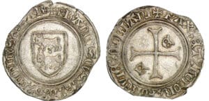 Seigneurie du Béarn - François Phébus - Blanc d'argent