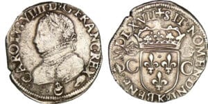 Charles IX - Teston - 2ème type 1562 K (Bordeaux)