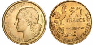 20 francs G. Guiraud - 1950 B 3 faucilles