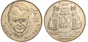 100 francs Malraux 1997