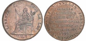 Monneron de 2 sols 1791