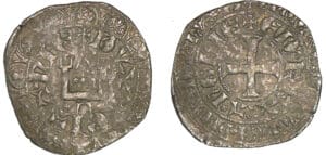 Aquitaine - Edouard III - Gros à la porte
