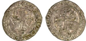 Charles VII - blanc aux trois lis - Chinon