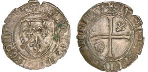 Charles VI - Demi-guénar 