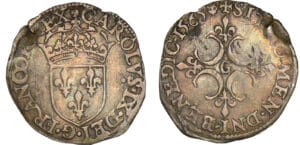Charles IX - Sol parisis - 1565 G (Poitiers)