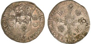 Henri II - Douzain aux croissants - 1550 S (Troyes)