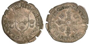 Henri II - Douzain aux croissants - 1550 Y (Romans)