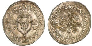 Henri II - Douzain aux croissants - 1551 3 (Grenoble)