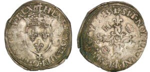 Henri II - Douzain aux croissants - 1551 + (Caen)