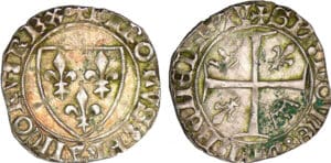 Charles VI - Blanc guénar - Saint-Lô