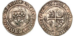 Charles VII - Blanc à la couronne - Toulouse