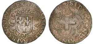 François 1er - Douzain à la croisette - 2ème type - Z (Rennes)