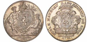 Jeton - Mathieu Rast Echevin de Lyon 1776 