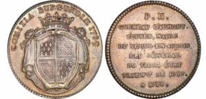 Jeton - Bourgogne - Gueneau d'Aumont 1789 