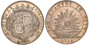 Jeton - Bourgogne - Le Dauphin Louis 1713