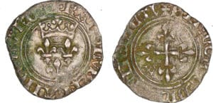 Charles VI - Gros florette - Poitiers