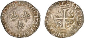 Charles VII - blanc aux trois lis - Orléans