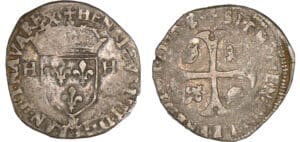 Henri IV - Douzain - 2ème type - 1594 & (Aix)