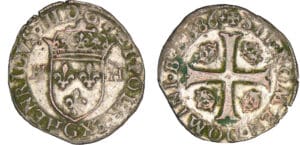 Henri III - Douzain - 1er type 1586 G (Poitiers)