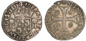 Henri III - Douzain du Dauphiné - 1er type 1577 Z (Grenoble)