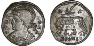 Constantin 1er - Nummus (330-333, Arles) - Louve