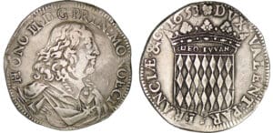 Monaco - Honoré II - Ecu 1653
