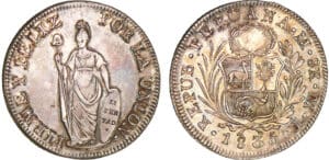 Perou - 8 reales 1835 LIMAE MT (Lima)