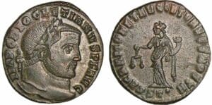 Dioclétien - Follis (Trèves)