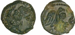 Carnutes - Bronze à l'aigle et au serpent (52 av. J.-C.)