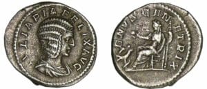 Julia Domna - Denier - (200, Rome) - Vénus assise