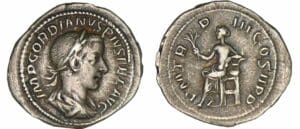 Gordien III - Denier (240, Rome) - Apollon