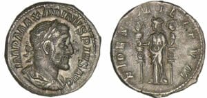 Maximin 1er - Denier (236-238, Rome) - La Fidélité