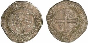 Charles VI - Blanc guénar - Tournai