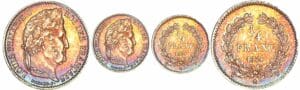 1/4 de franc Louis-Philippe Ier - 1834 W (Lille)