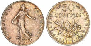 50 centimes Semeuse - 1906