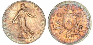 50 centimes Semeuse - 1911
