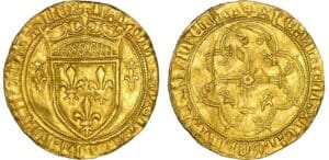 Charles VII - Ecu d'or à la couronne - Romans