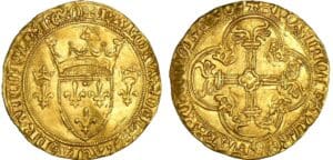 Charles VII - Ecu d'or à la couronne - Orléans