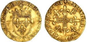 François 1er - Ecu d'or au soleil - 5ème type - Bayonne