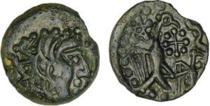 Carnutes - Bronze aux oiseaux et au serpent (52 av. J.-C.)