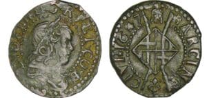 Louis XIV - Barcelone - Sizain - 1647