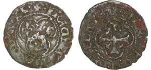 François 1er - Denier tournois du Dauphiné - 1er type (Romans)