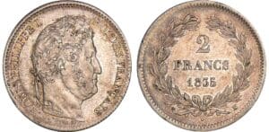 2 francs Louis-Philippe Ier - 1835 MA (Marseille)
