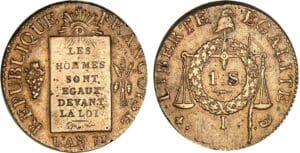 Sol à la balance non daté (1794) - An II I (Limoges)