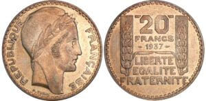 20 francs Turin - 1937