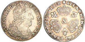 Louis XIV - 1/10 écu aux 3 couronnes - 1710 & (Aix)