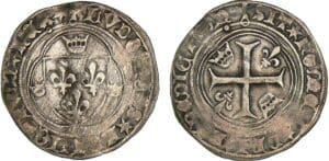 Louis XI - Blanc à la couronne - Paris