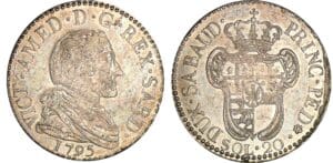 Italie - Règne de Sardaigne - Vittorio Amedeo III - 20 soldi 1795 (Turin)